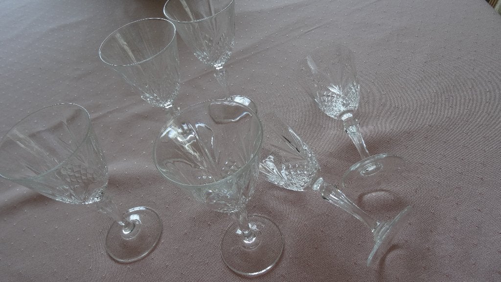 WIJNGLAZEN, Ophalen, Zo goed als nieuw, Glas, Glas of Glazen