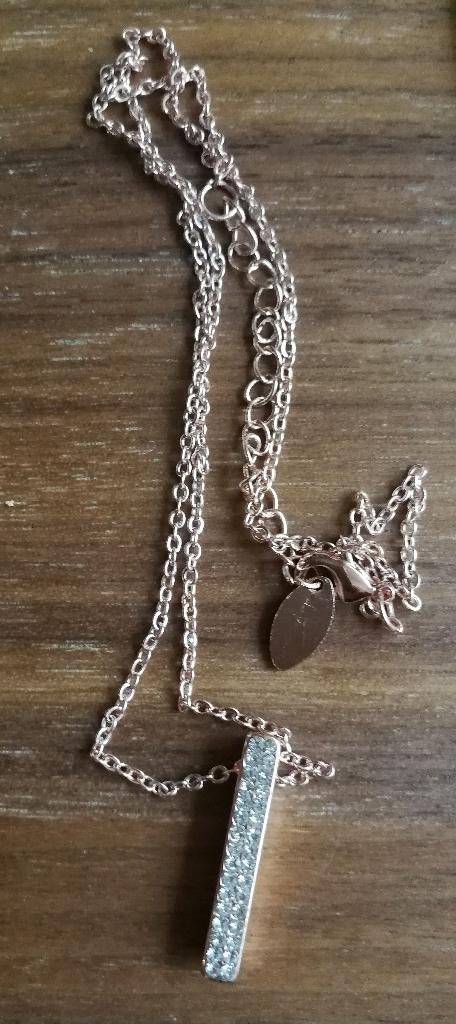 Halsketting met strass steentjes halssnoer, Ophalen of Verzenden, Nieuw, Met strass
