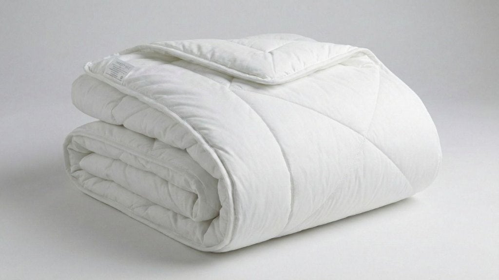 Dekbed Swiss Sleep (als nieuw), Huis en Inrichting, Ophalen, Eenpersoons, Wit, Deken of Dekbed