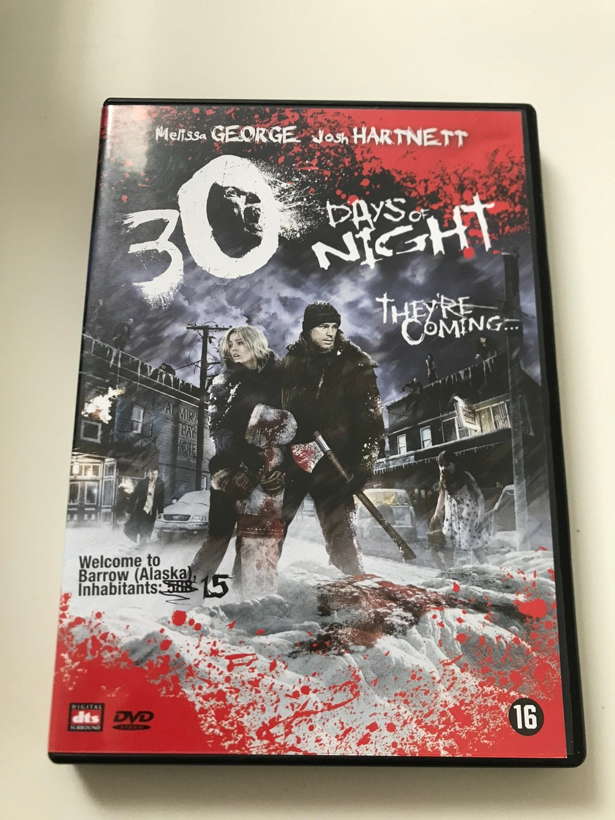 DVD 30 Days of Night, Cd's en Dvd's, Dvd's | Horror, Vanaf 16 jaar, Ophalen of Verzenden, Zo goed als nieuw, Vampiers of Zombies