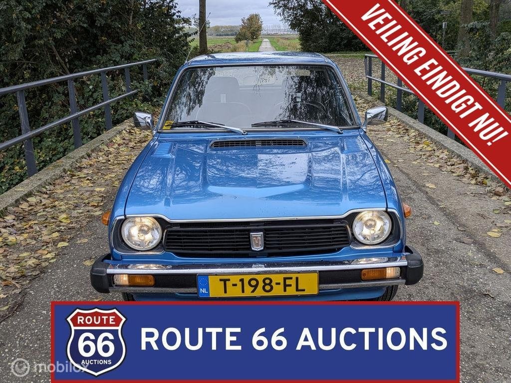 Honda Civic | 1979 | Route 66 Auctions, Auto's, Honda, Zwart, Bedrijf, Handgeschakeld
