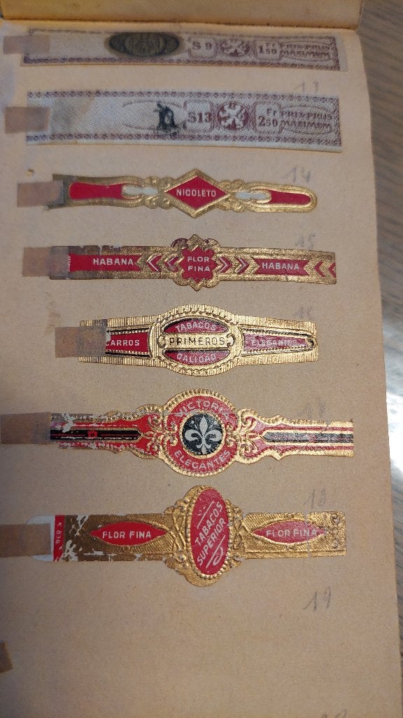 Bagues de cogares, Collections, Articles de fumeurs, Briquets & Boîtes d'allumettes, Enlèvement
