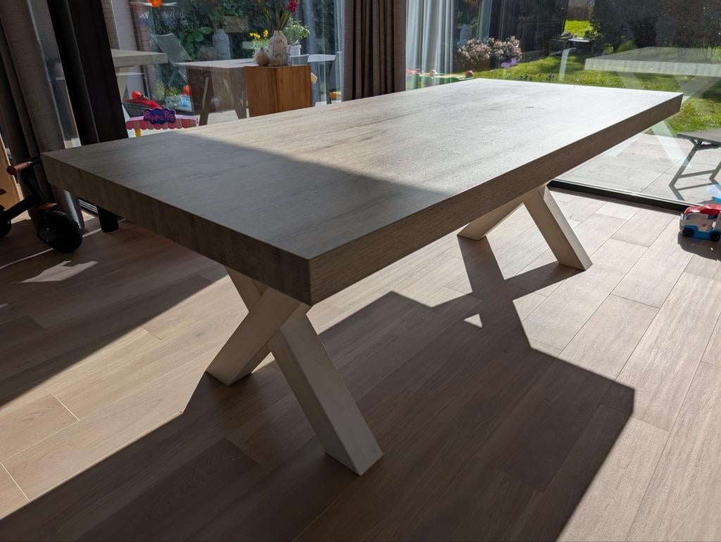 Eettafel 220 op 101, Huis en Inrichting, Tafels | Eettafels, Ophalen