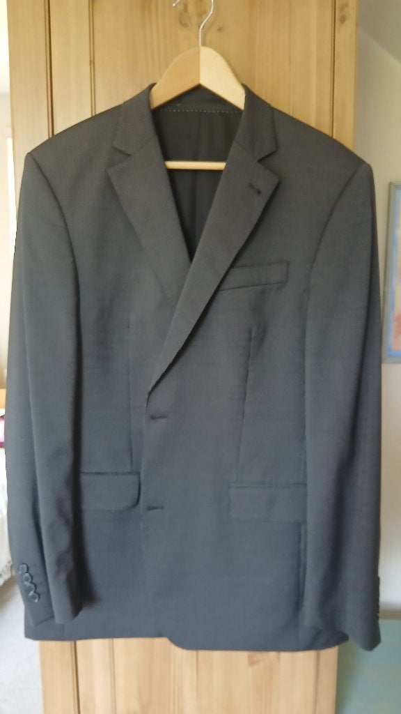 Costume homme taille 52, Carl GROSS et L. CERRUTI, Enlèvement, Noir, Taille 52/54 (L)