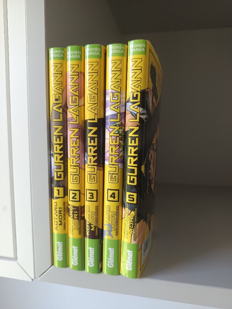Gurenn Lagann 1-5, Boeken, Strips | Comics, Meerdere comics, Ophalen, Zo goed als nieuw, Japan (Manga)