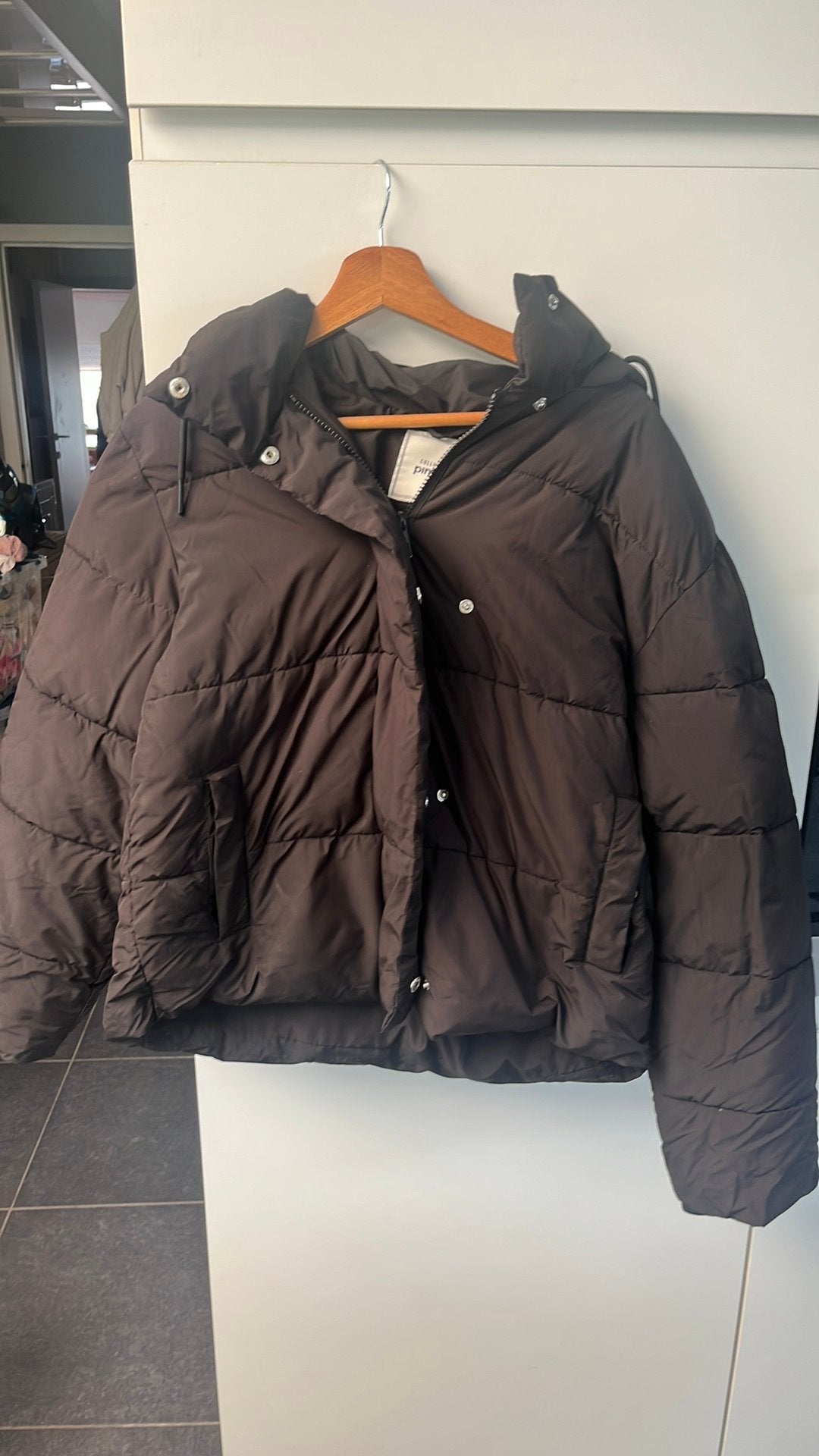 Zwarte jas S, Kleding | Heren, Jassen | Winter, Ophalen, Zo goed als nieuw