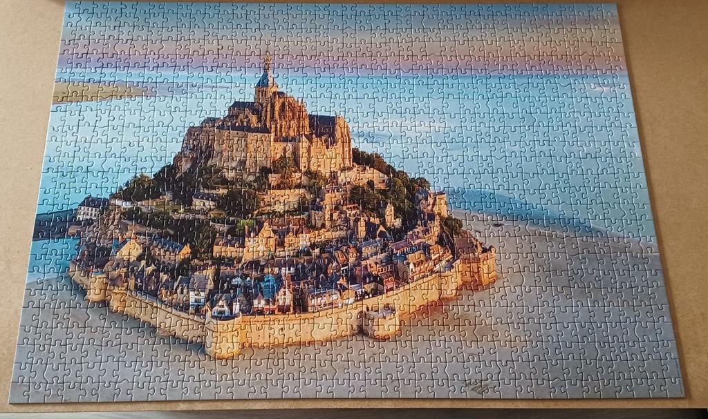 178)  Puzzle educa 1000 pièces, Ophalen, 500 t/m 1500 stukjes, Zo goed als nieuw, Legpuzzel