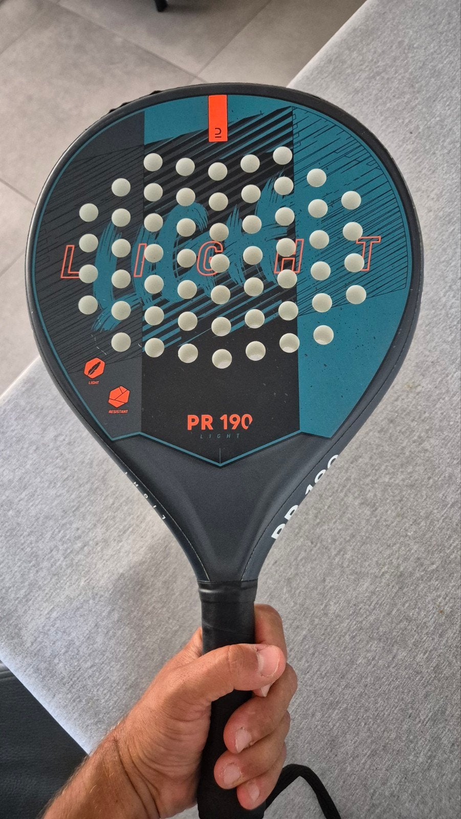 Padelracket pr190 kuikma, Sports & Fitness, Padel, Enlèvement, Raquette de padel