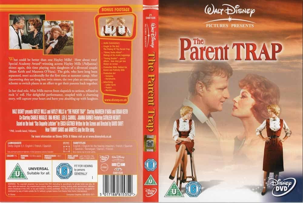 The Parent Trap 1961 DISNEY met Hayley Mills, Maureen O’Hara, Enlèvement ou Envoi
