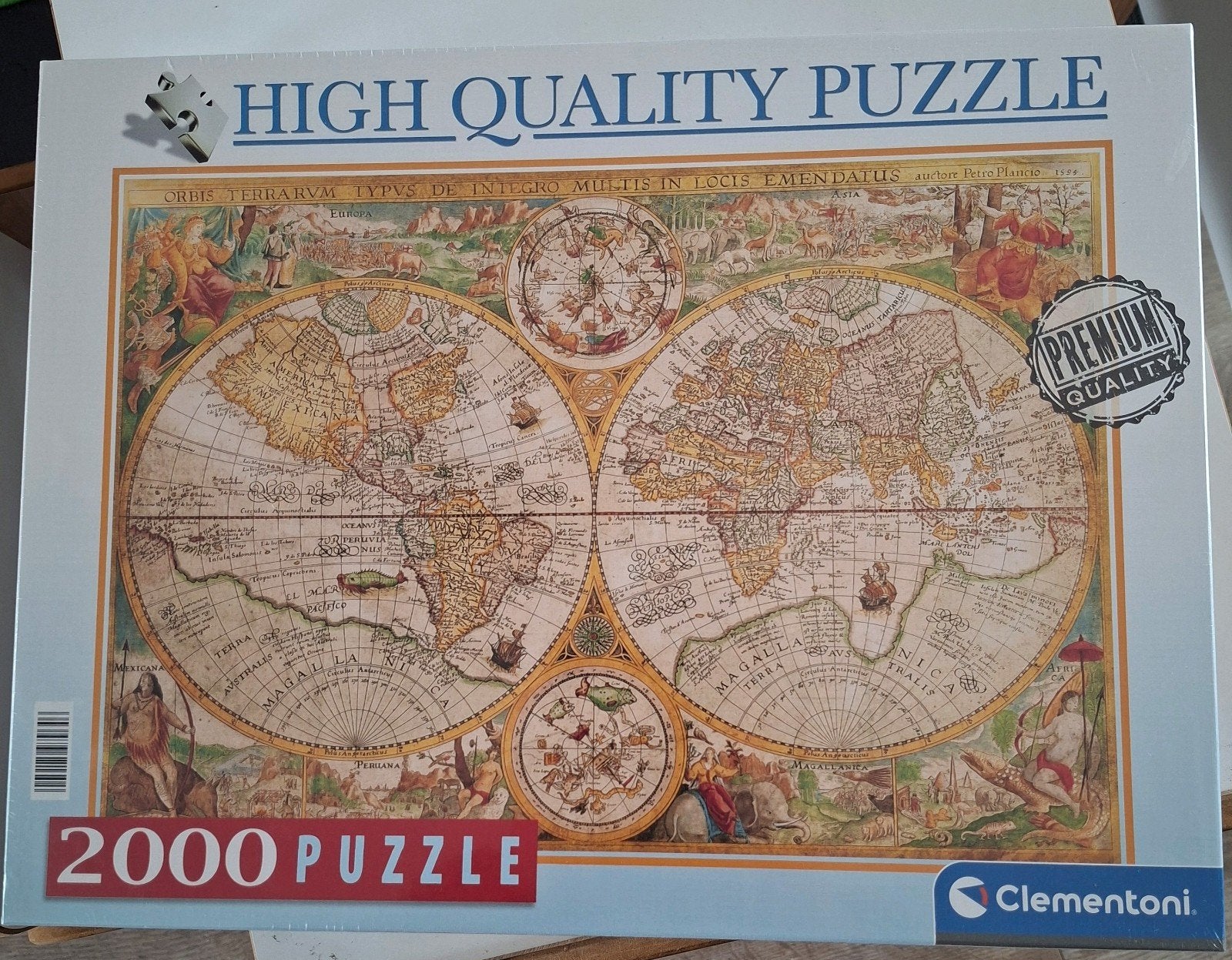 Puzzel oude kaart, clementoni 2000 stukjes, Hobby & Loisirs créatifs, Sport cérébral & Puzzles, Puzzle, Enlèvement