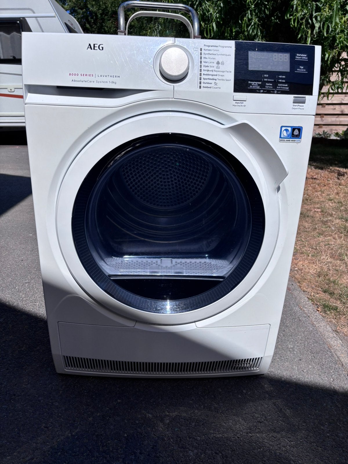 AEG droogkast 8000 series Lavatherm, Elektronische apparatuur, Droogkasten, Ophalen, 6 tot 8 kg, Anti-kreukfase, Overige typen