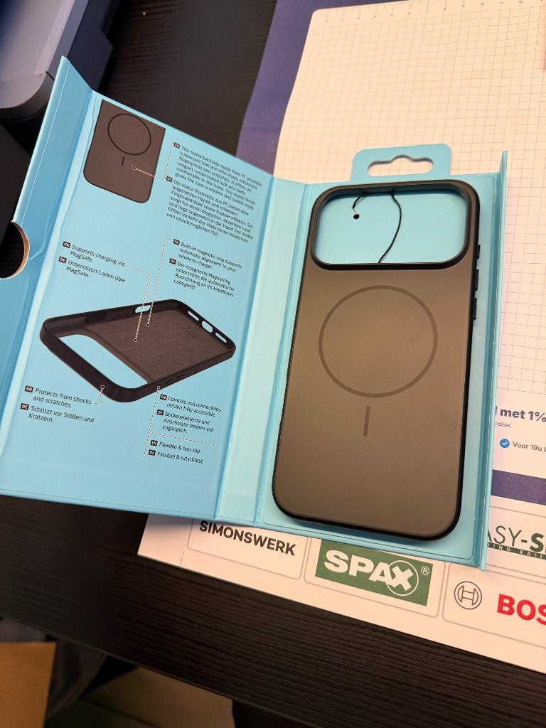 Hardcover iphone 17 Pro MAX, Télécoms, Téléphonie mobile | Housses, Coques & Façades | Apple iPhone, Enlèvement, Neuf, IPhone 17