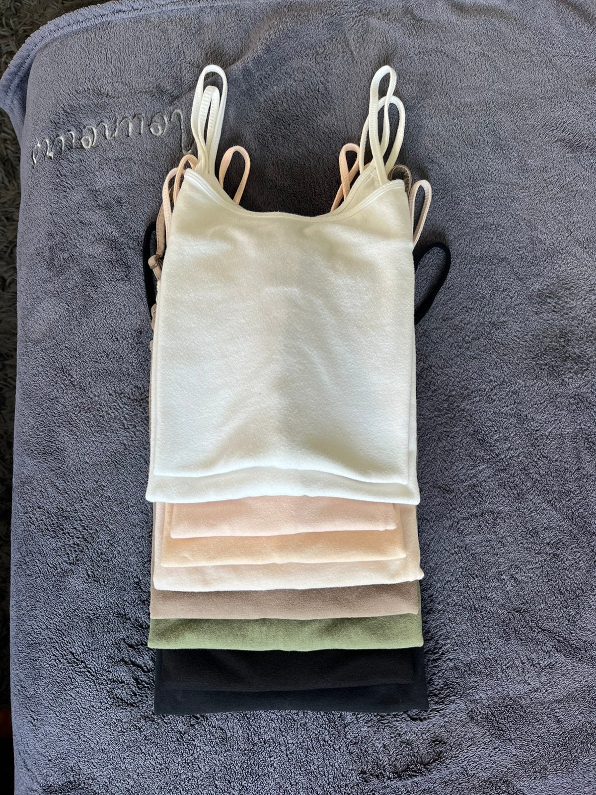 Ensemble haut à bretelles spaghetti taille S/M, Sans manches, Taille 38/40 (M), Enlèvement ou Envoi, Multicolore