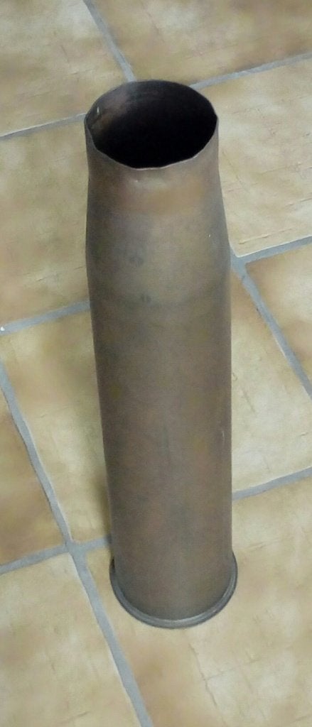 Koperen obus 90 mm, Antiek en Kunst, Ophalen, Koper