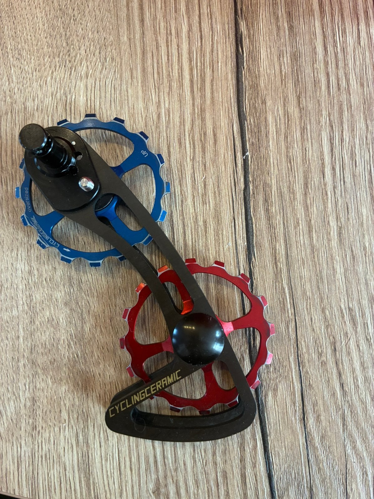 CyclingCeramic Oversized Derailleurkooi, Handtassen en Accessoires, Broches, Ophalen, Gebruikt, Zwart