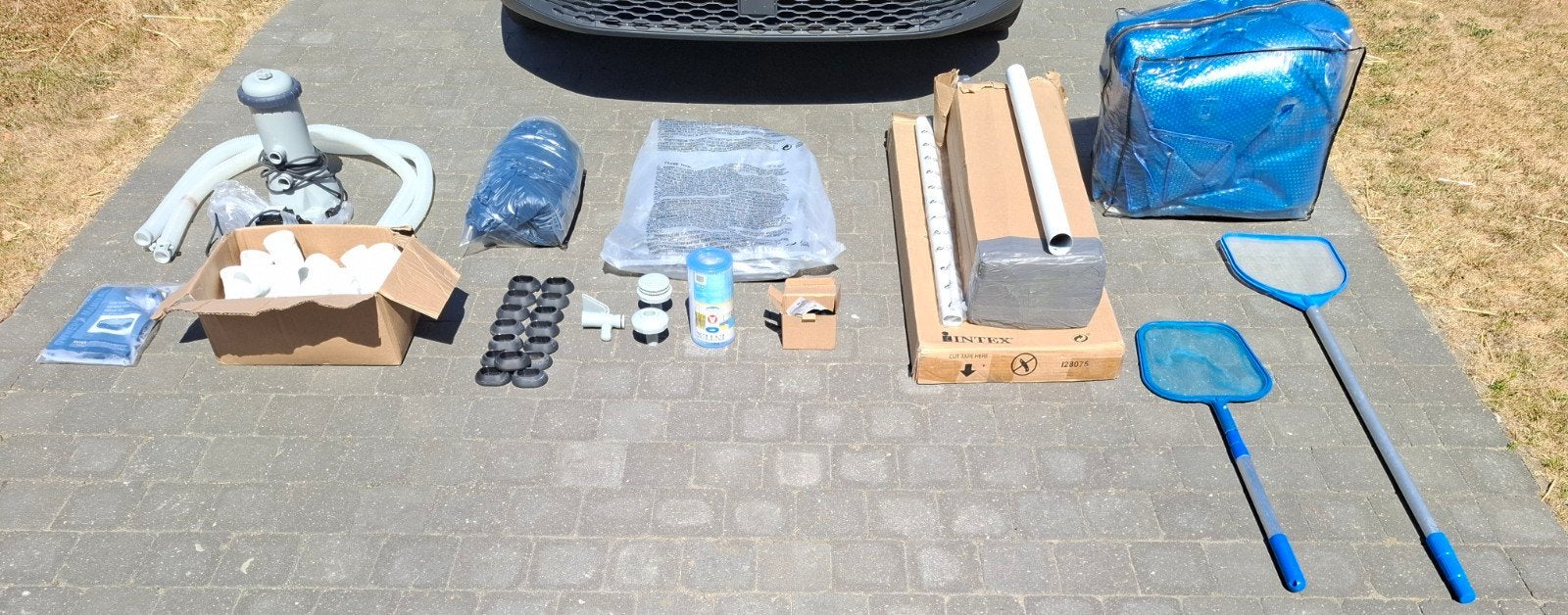 Cadre prismatique de piscine Intex, pièces de 4,2 m, Jardin & Terrasse, Piscines, Enlèvement