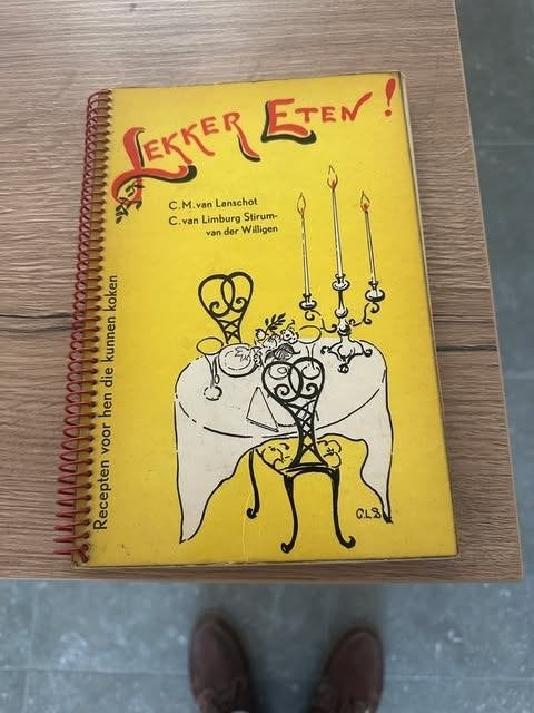 lekker eten C.M. van Landschot  HP. Leopold N.V. Den Haag, Boeken, Hoofdgerechten, Nederland en België, C.M. van Landschot, Ophalen
