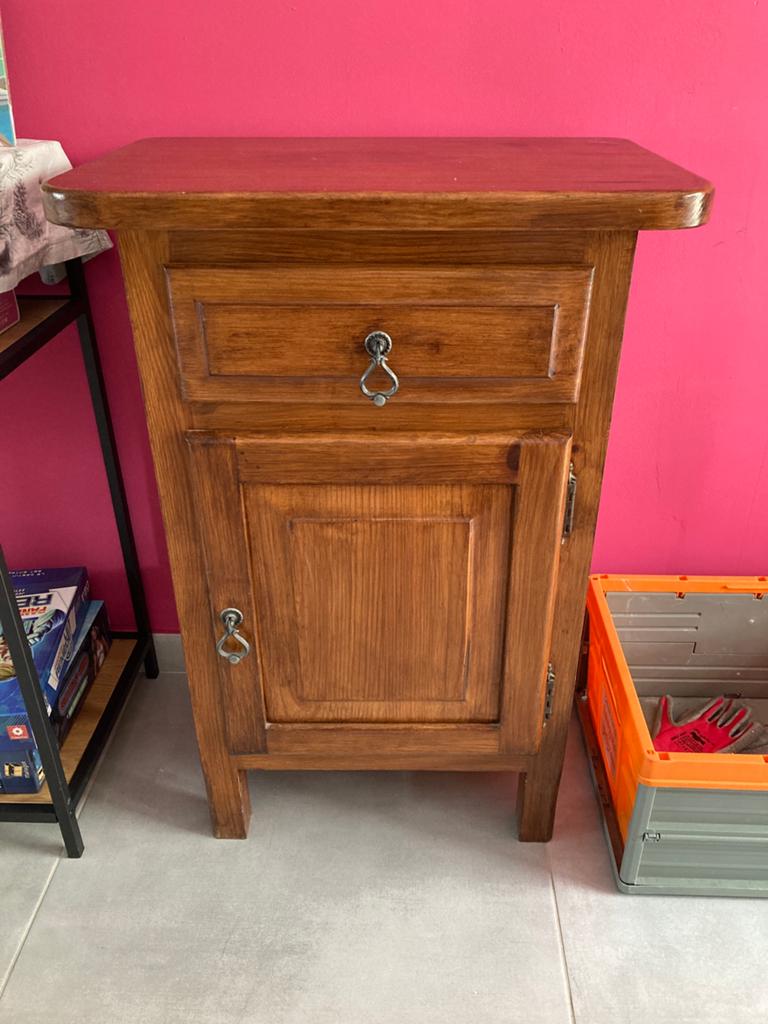 Meuble versatile, bois massif verni, Maison & Meubles, Armoires | Autre, Comme neuf, Enlèvement