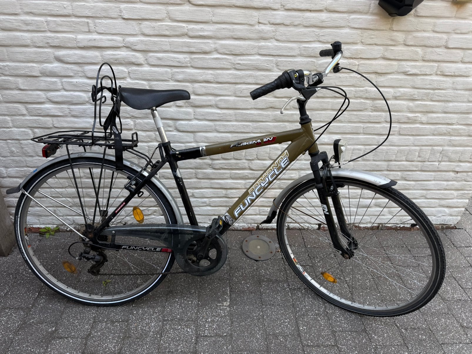 Funcycle Flagman stadsfiets, Vélos & Vélomoteurs, Vélos | Hommes | Vélos de sport & Vélo de randonnée, Autres marques, Frein sur jante