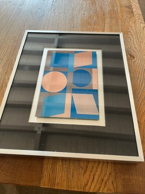 Zeldzame Vasarely zeefdruk uit de jaren 70, Antiek en Kunst, Ophalen