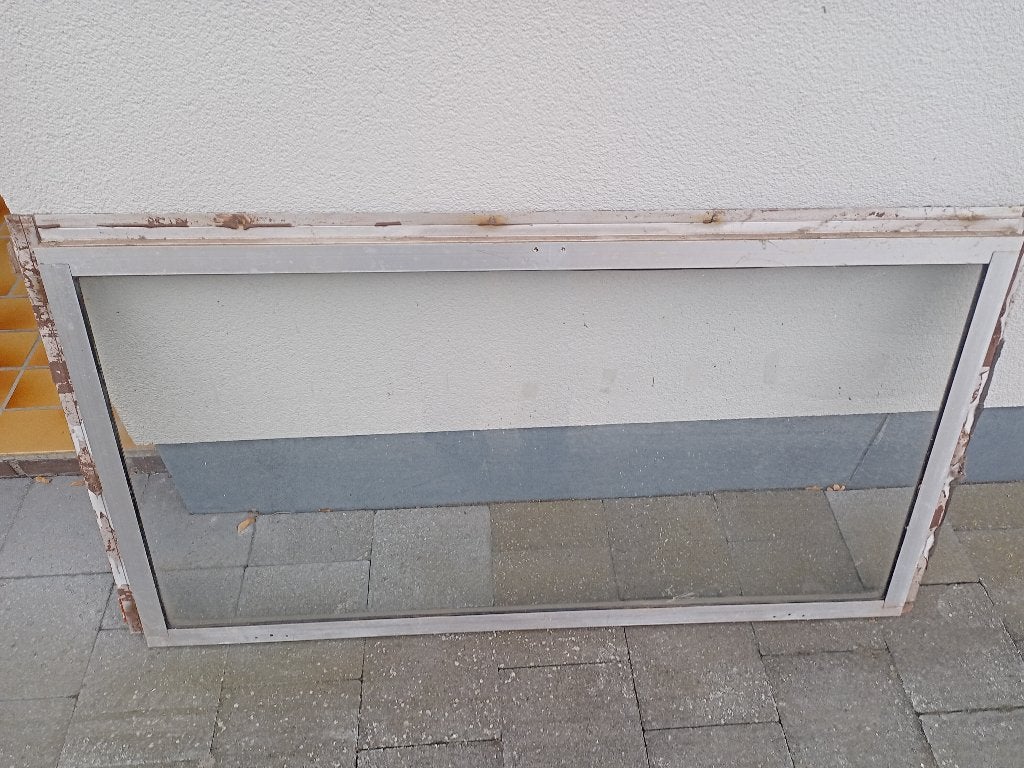 raam met glas, Ophalen, Gevelraam of Ruit, Gebruikt, 80 tot 120 cm