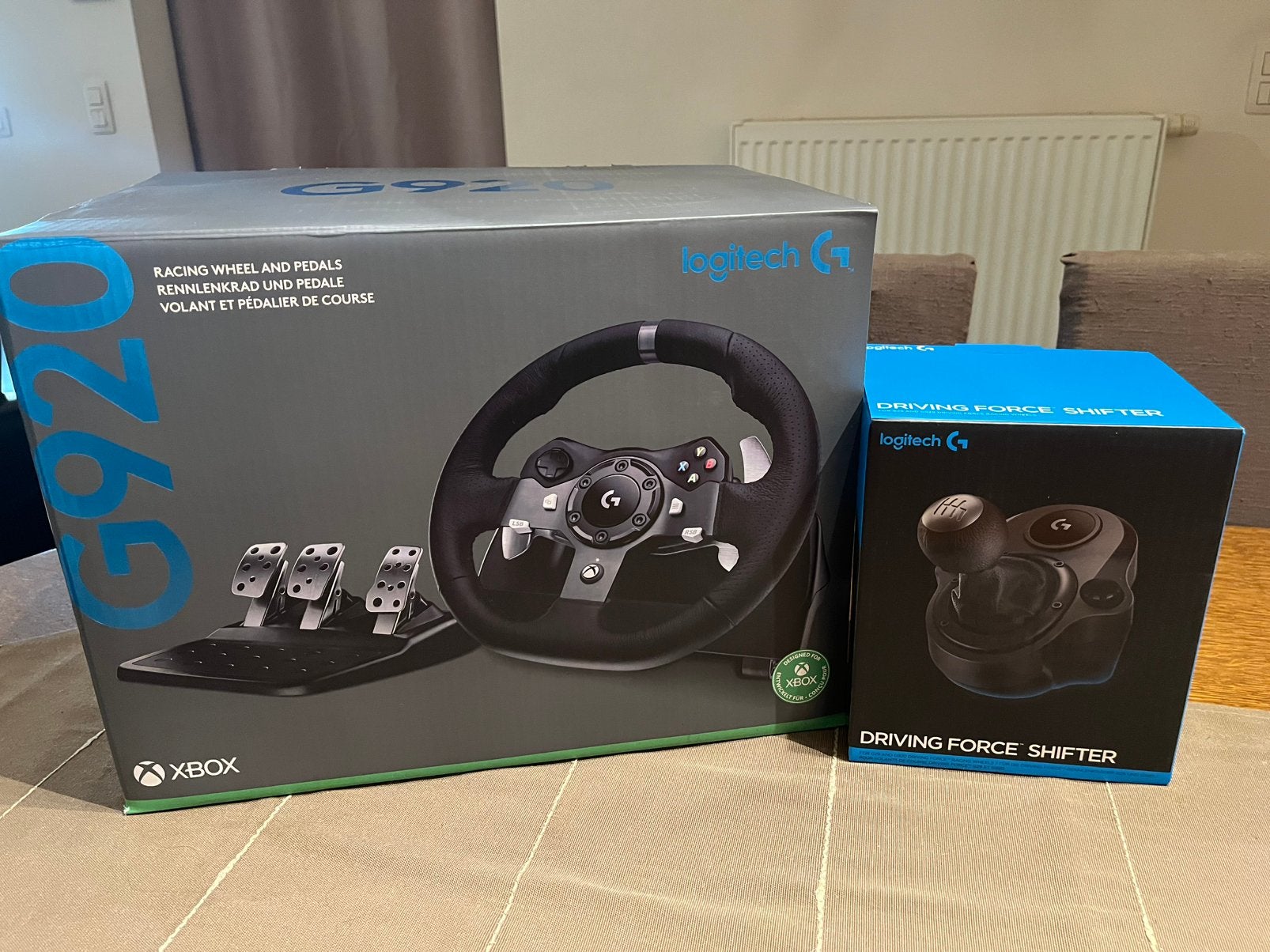 Logitech G920 + shifter + standaard, Games en Spelcomputers, Ophalen, Zo goed als nieuw, Stuurtje of Sportattribuut, Xbox One