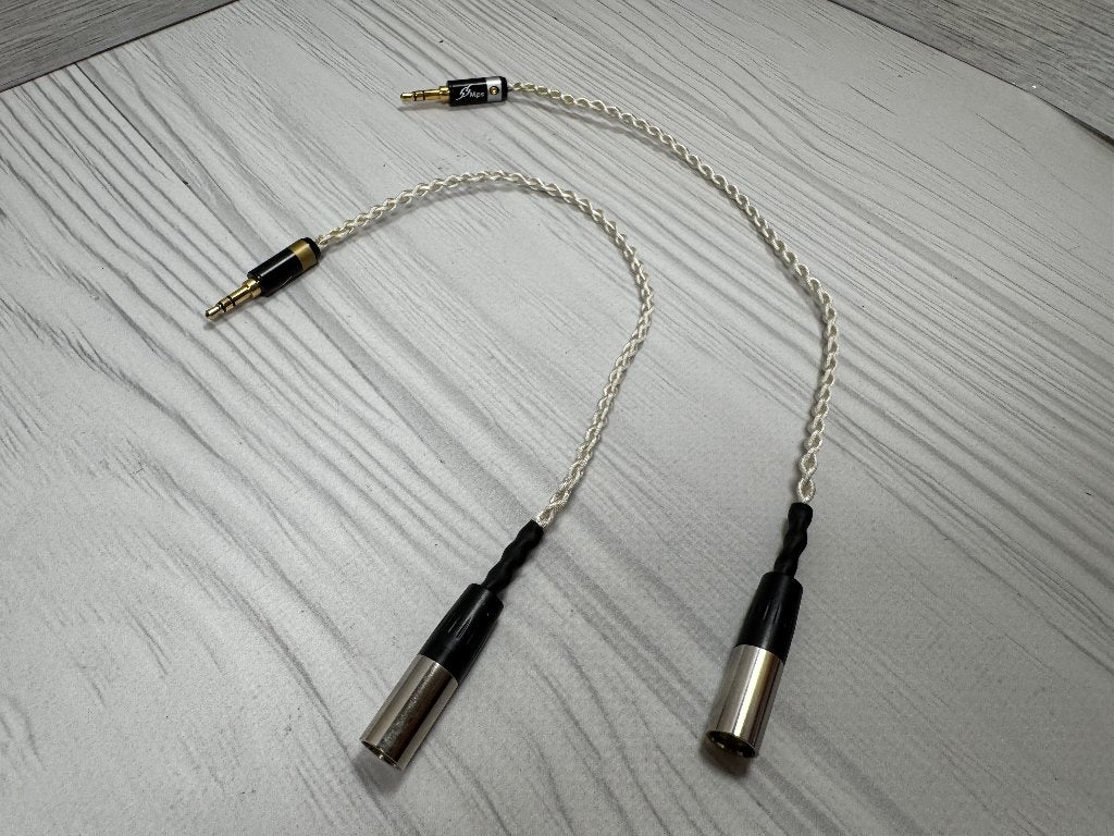 Headphone Adapter Mini XLR to 3.5 Adapter Meze, TV, Hi-fi & Vidéo, Enlèvement, Neuf, Moins de 2 mètres, Autres câbles