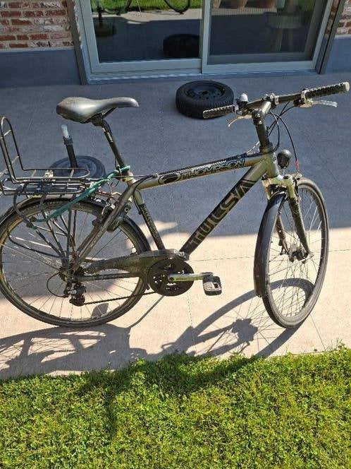 Herenfiets, Gebruikt, Versnellingen, Schijfrem, 53 tot 57 cm