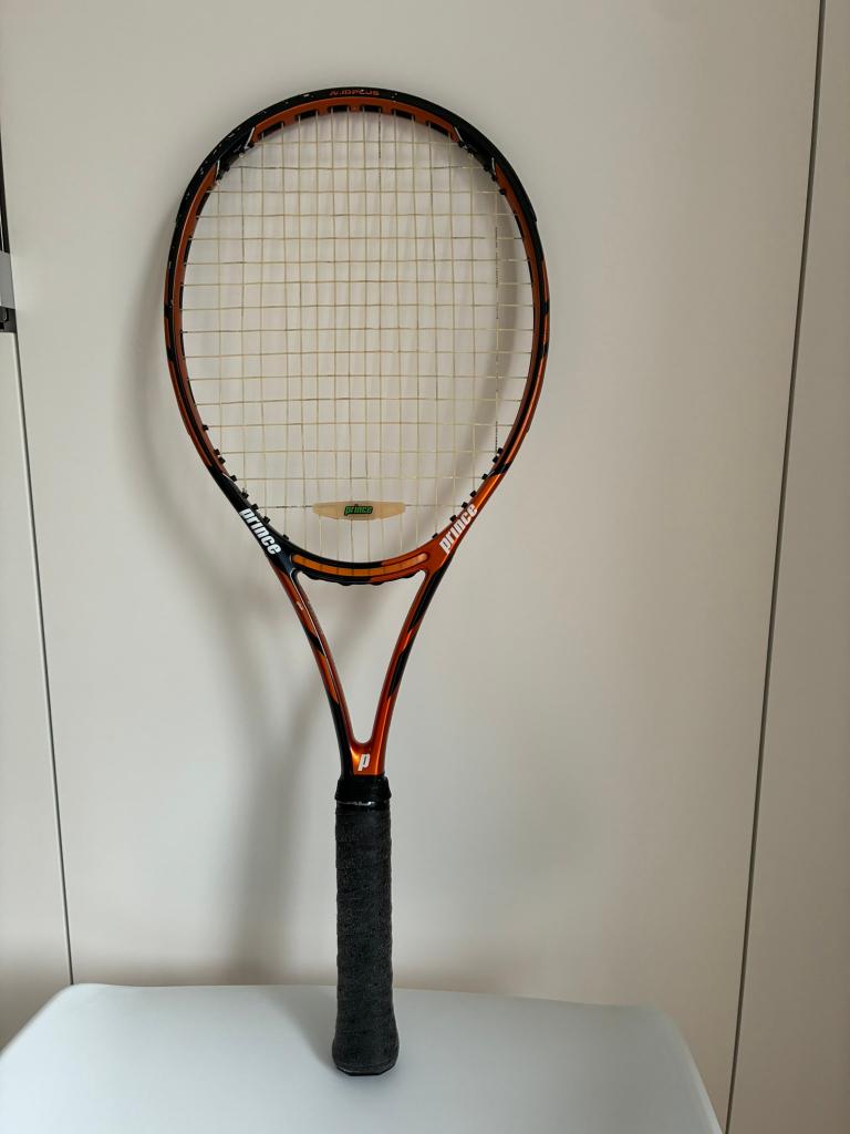 Tennisracket Prince Tour 100T ESP - goede staat, veel spin, Sport en Fitness, Tennis, Gebruikt, Racket, Prince, L4, Ophalen of Verzenden