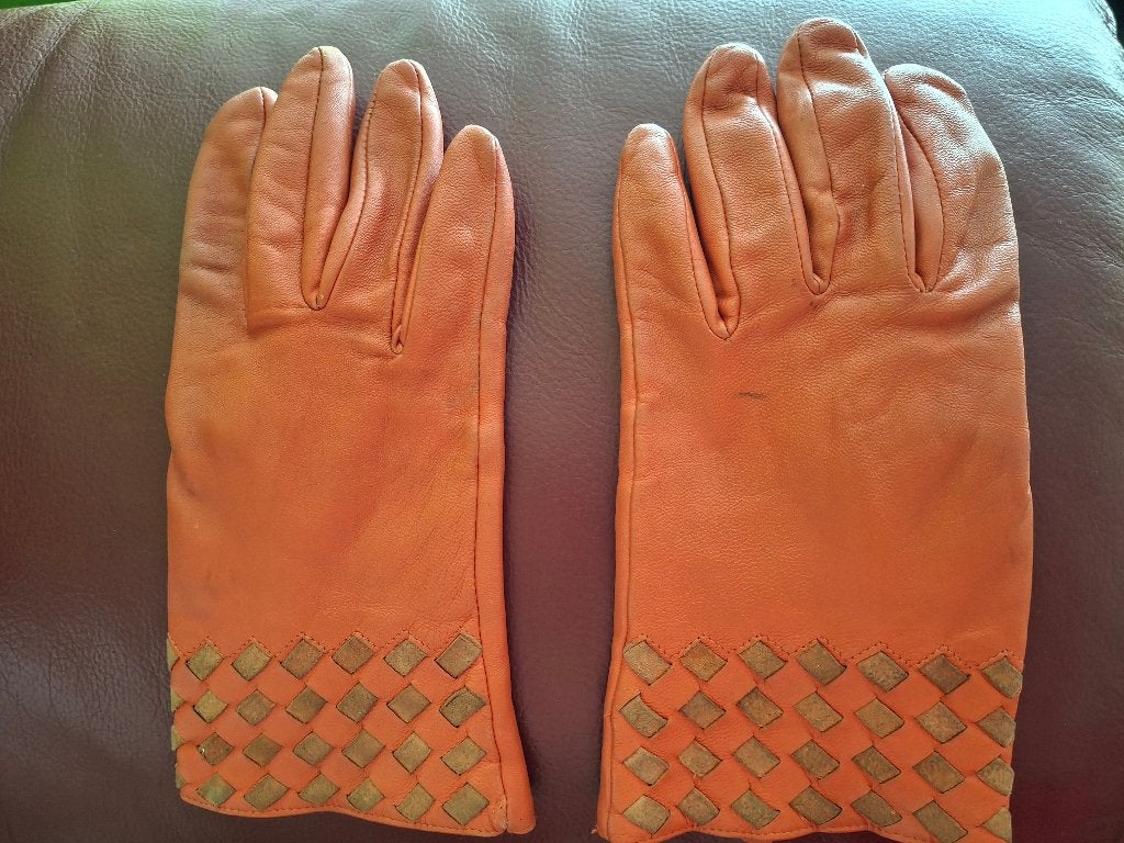 Lederen handschoenen, Kleding | Dames, Ophalen of Verzenden, Gedragen, Handschoenen