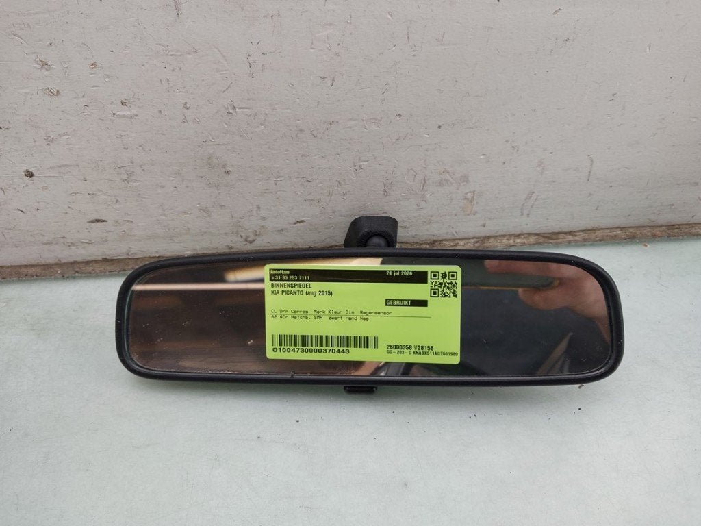 BINNENSPIEGEL Kia Picanto (TA) (|851013X100|), Info@kia.de, Theodor-Heuss-Allee 11
60486  Frankfurt am Main, DE, Kia Deutschland GmbH