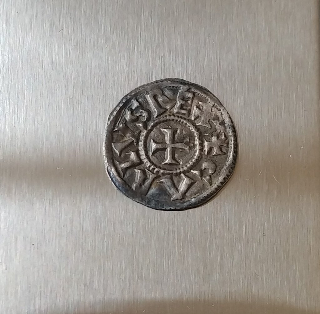 Denier ancien France Toulouse 843-877 Pièce Charles Chauve, Enlèvement ou Envoi, France, Monnaie en vrac, Argent