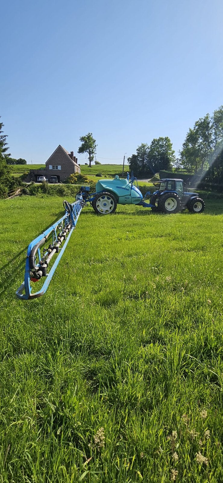 Pulvérisateur berthoud, Enlèvement, Protection des cultures et Fertilisation