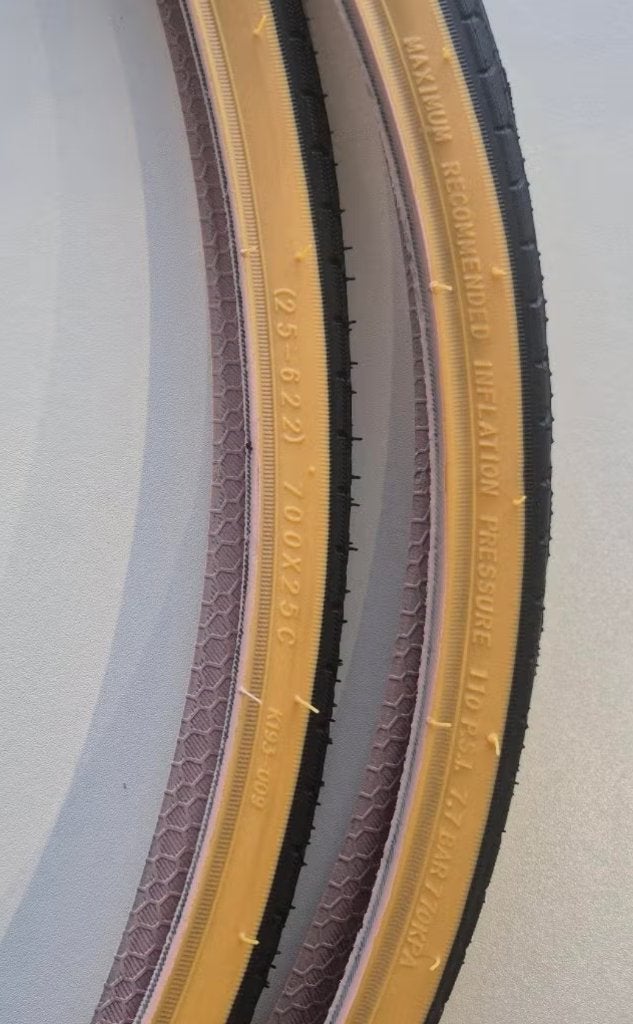 2 Nieuwe fietsbanden, banden racefiets / koersfiets 700x25C, Vélos & Vélomoteurs, Vélos Pièces, Neuf, Caoutchouc, Pneu, Enlèvement