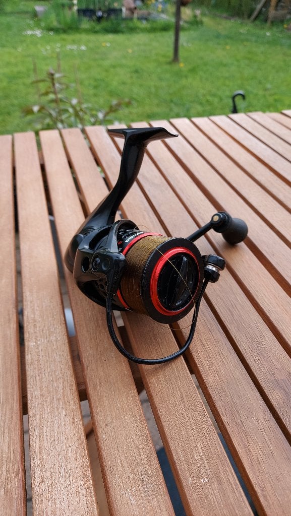 Okuma Ceymar XT Match FD (CXT-40MS) met extra spoel, Ophalen of Verzenden, Gebruikt, Molen