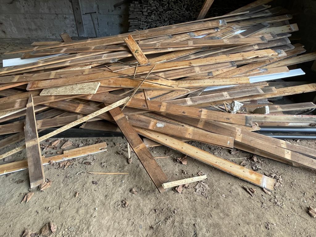 Gratis brandhout (oud parket), Tuin en Terras, Ophalen