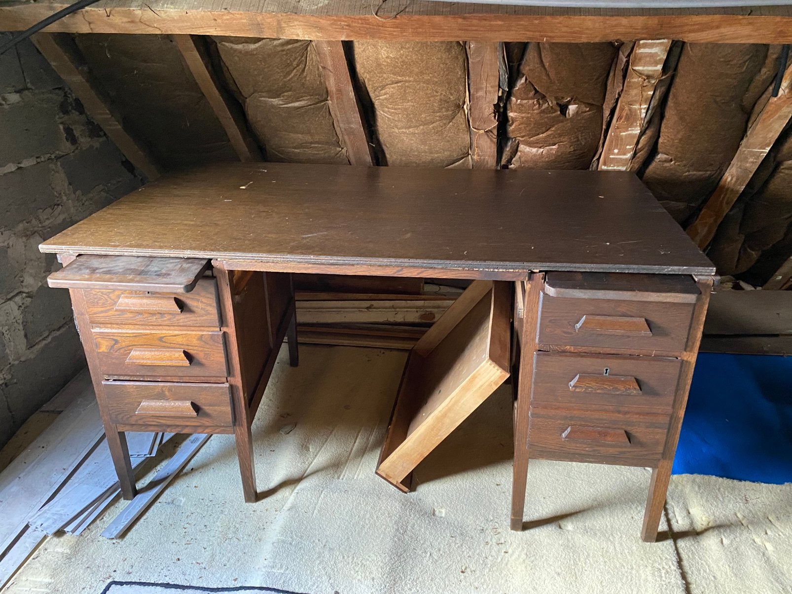 Oude bureau, Ophalen, Overige typen, Gebruikt, Antiek