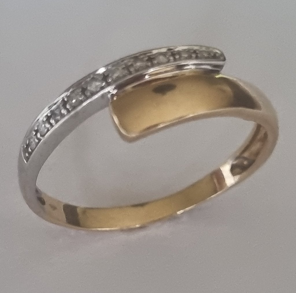 18 Karaat Gouden Ring 750 Goud Mt 64-65 DAMESRING Bague 18k, Bijoux, Sacs & Beauté, Enlèvement ou Envoi, Or, Or