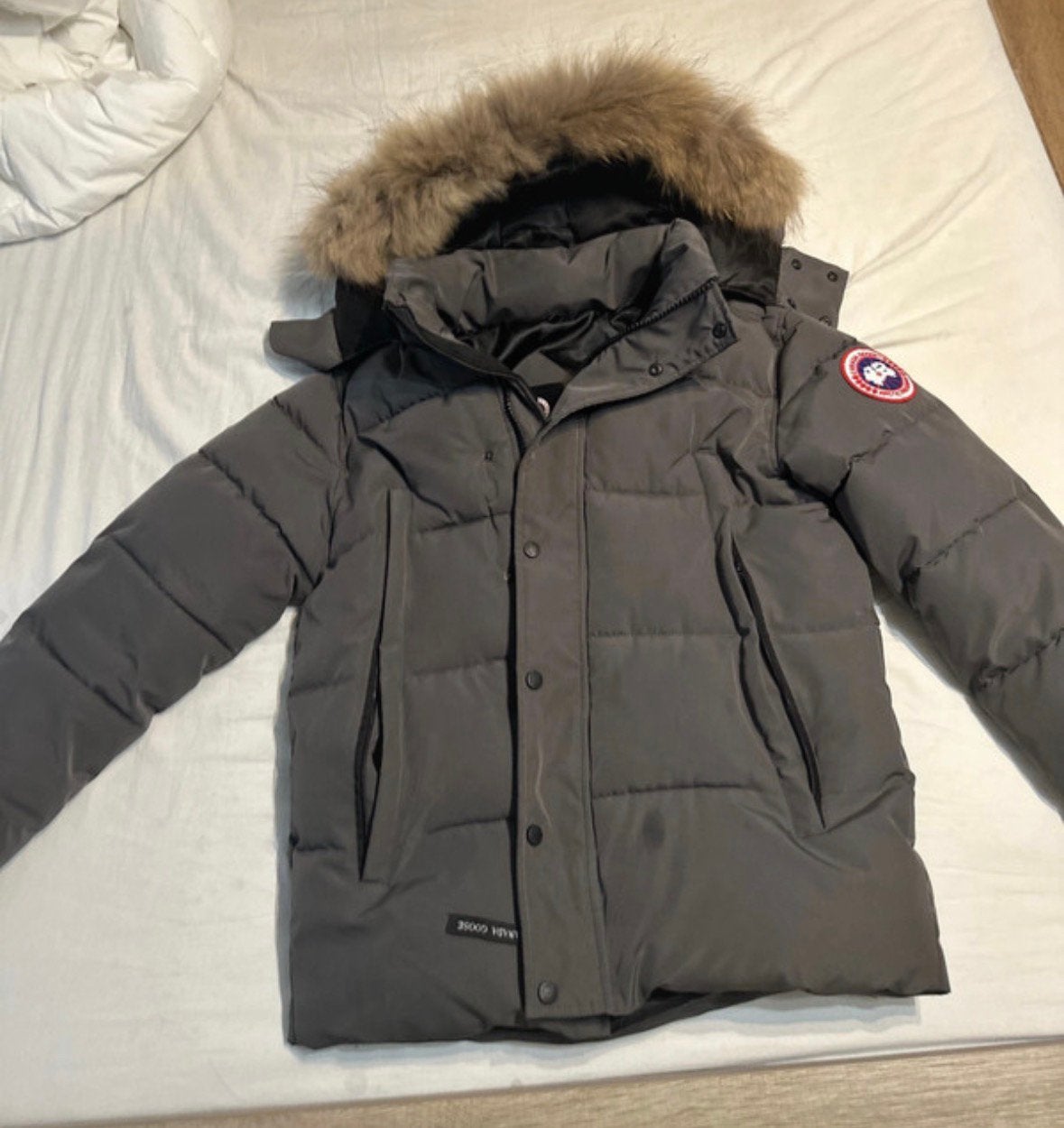 Canada goose jas, Vêtements | Hommes, Vestes | Hiver, Envoi, Comme neuf, Taille 48/50 (M), Gris