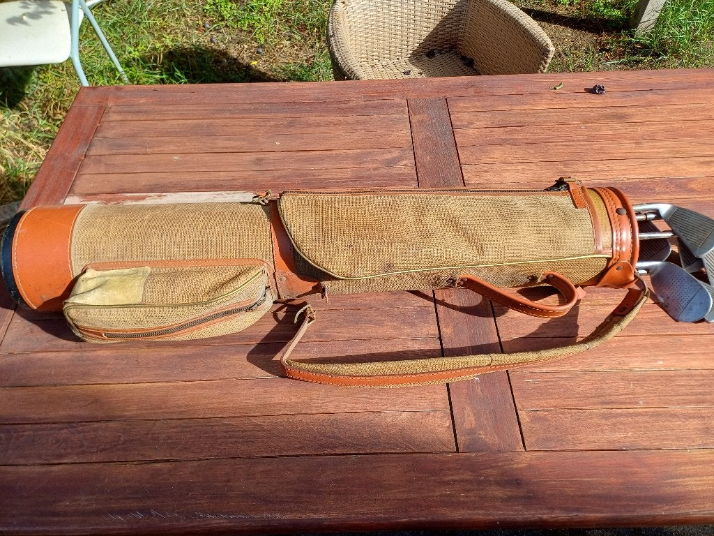 Vintage golf tas, Sports & Fitness, Golf, Enlèvement, Utilisé, Sac