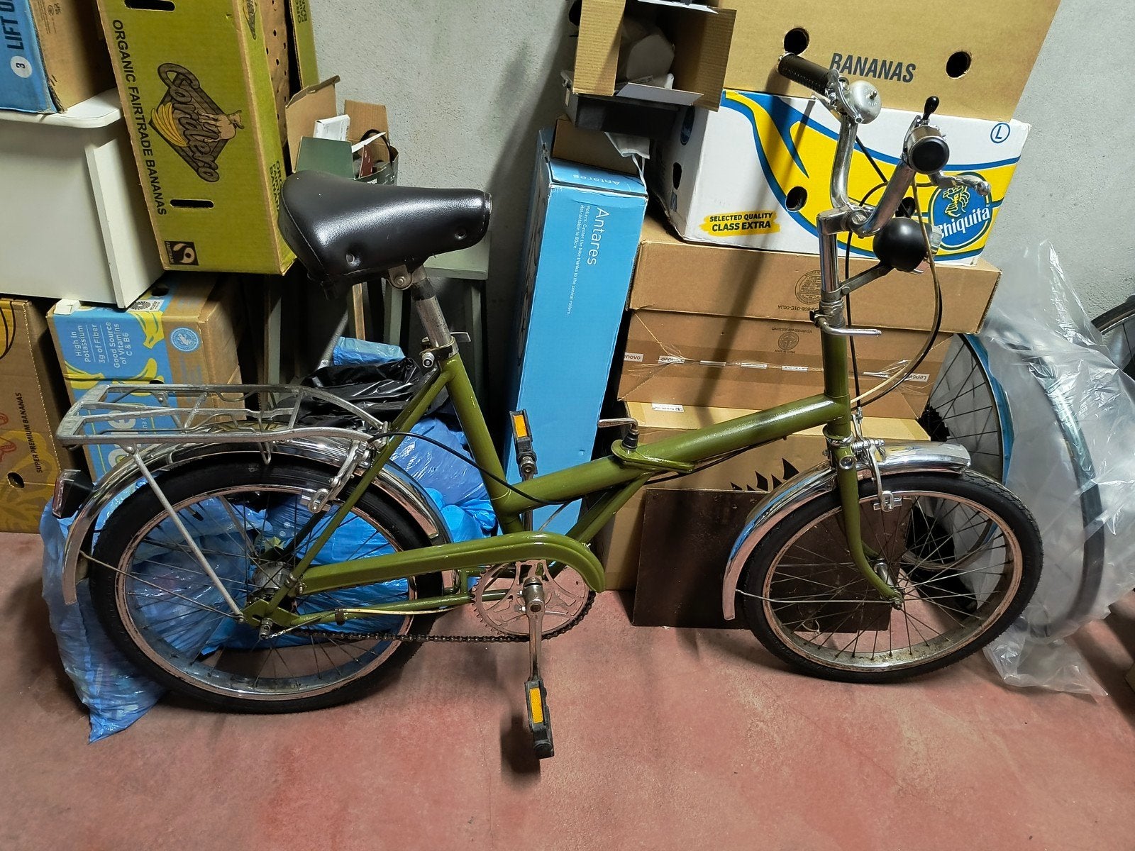 Plooifiets Raleigh twenty, Enlèvement