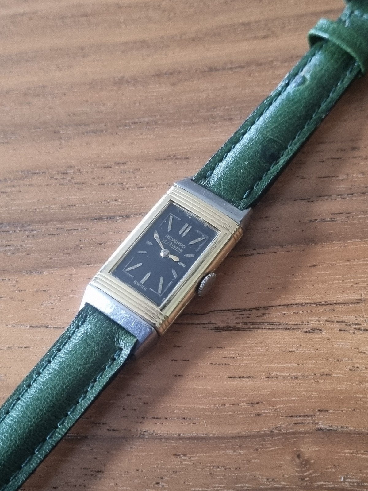 first reverso, Handtassen en Accessoires, Horloges | Antiek, Overige merken, Met bandje, Polshorloge, 1930 tot 1960