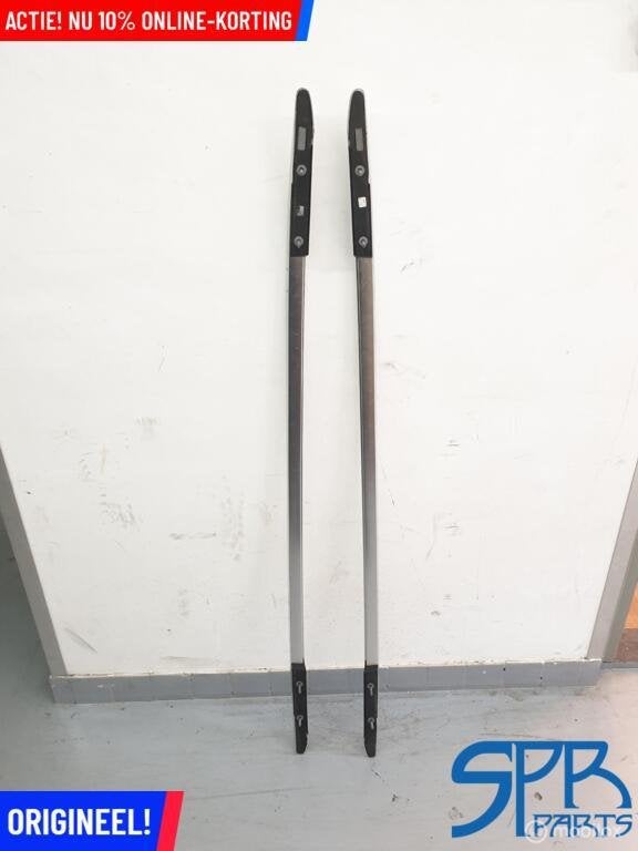 POLO 6R 6C CROSS Dakrail set MAT chroom CHROME DAKRAILS, Auto-onderdelen, Gebruikt, Volkswagen, Ophalen of Verzenden, Volkswagen