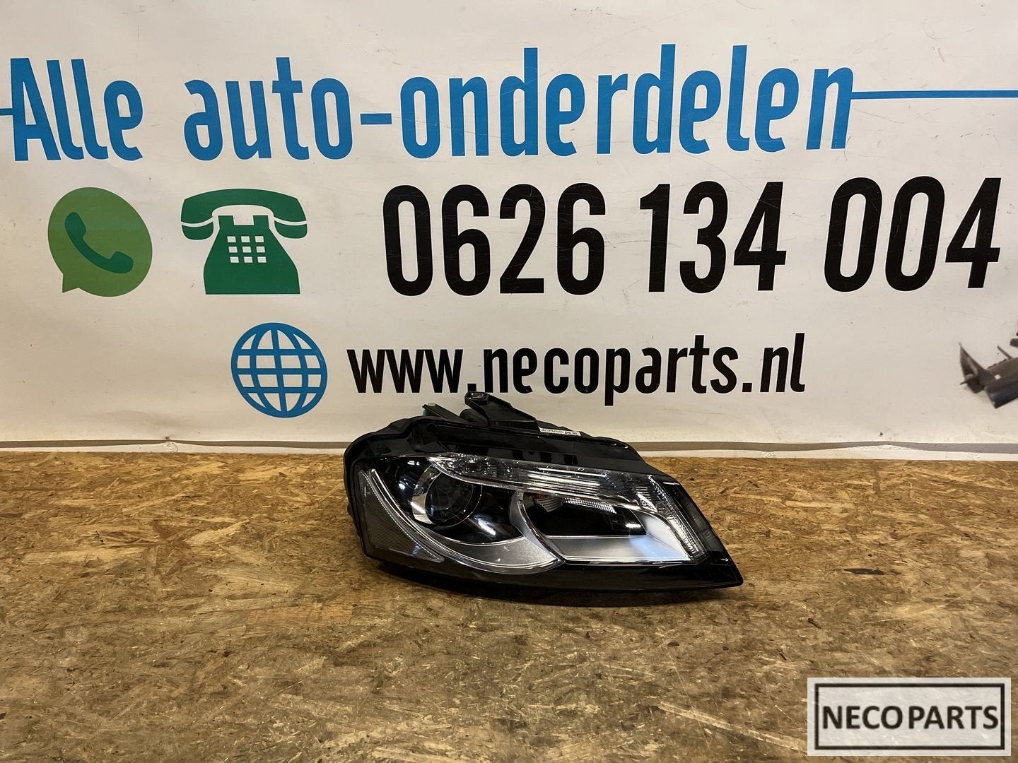 AUDI A3 8P KOPLAMP KOPLAMPEN ORIGINEEL 8P0941004, Gebruikt, -, -, -