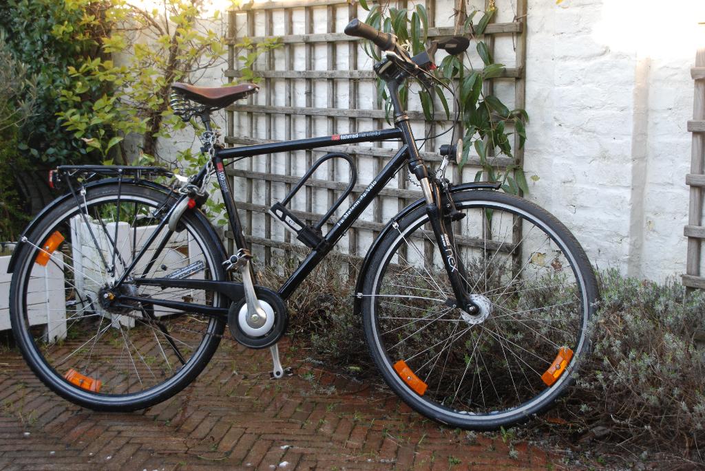 Fahrad herenfiets, Fietsen en Brommers, Fietsen | Heren | Herenfietsen, Gebruikt, Overige merken, Versnellingen, Schijfrem, Ophalen