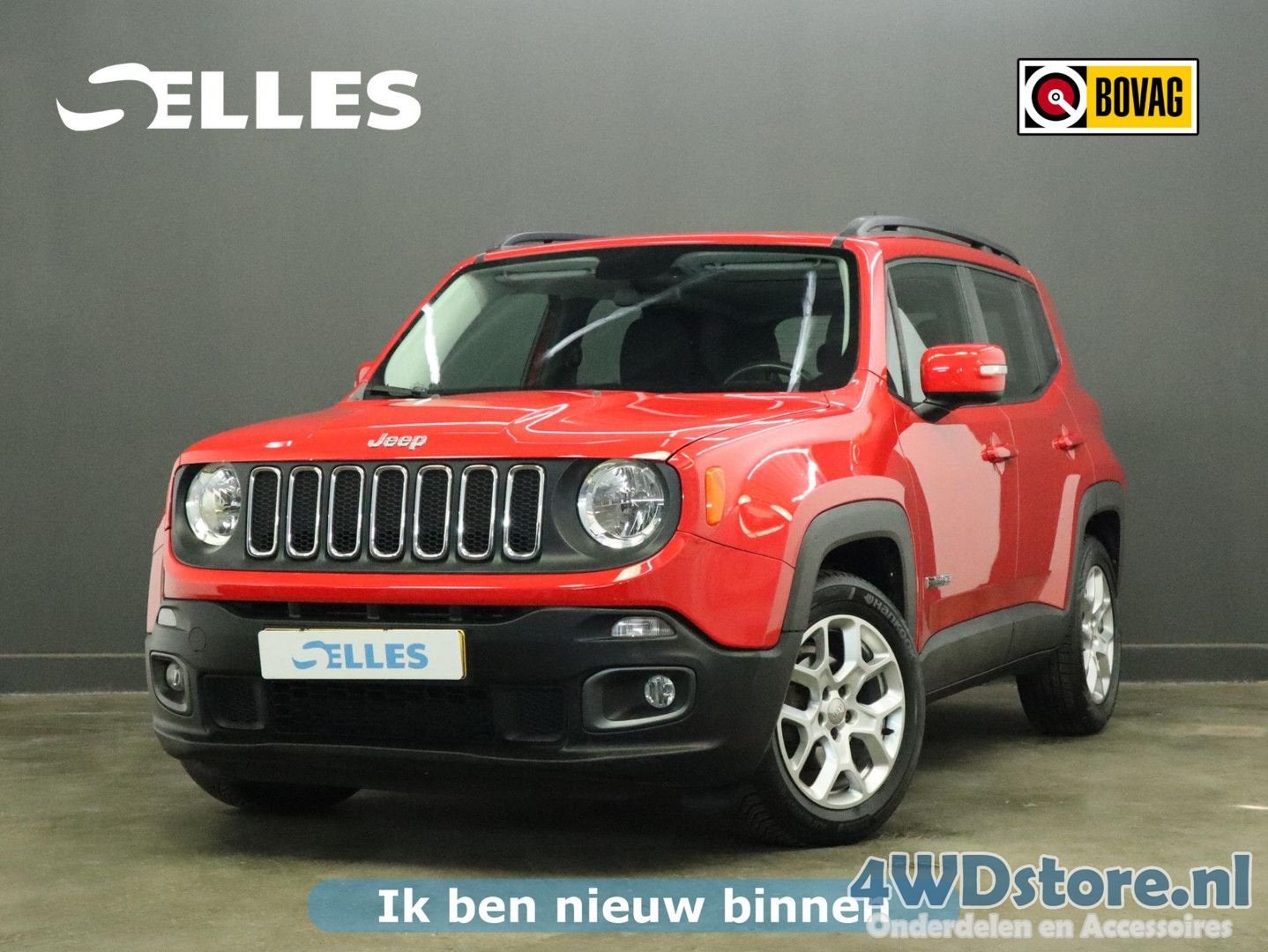 Jeep Renegade 1.4 MultiAir Freedom | Navigatie, Auto's, Jeep, 140 g/km, Zwart, Electronic Stability Program (ESP), Handgeschakeld