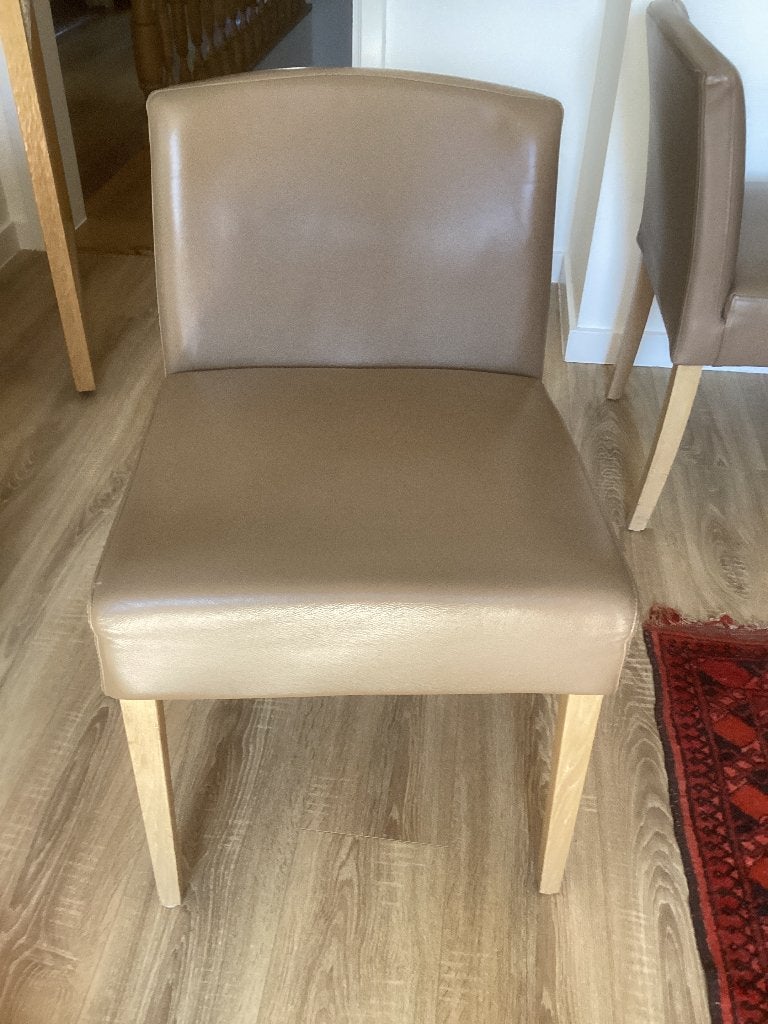 Lederen stoelen, Maison & Meubles, Chaises, Autres couleurs, Enlèvement, Cuir, Cinq, Six Chaises ou plus