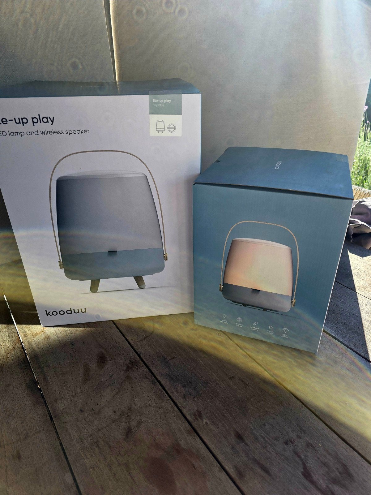 Kooduu Lite-Up PLAY + Lite-Sky Blue Deense Design Led Lights, Kunststof, Blauw, Overige typen, Nieuw