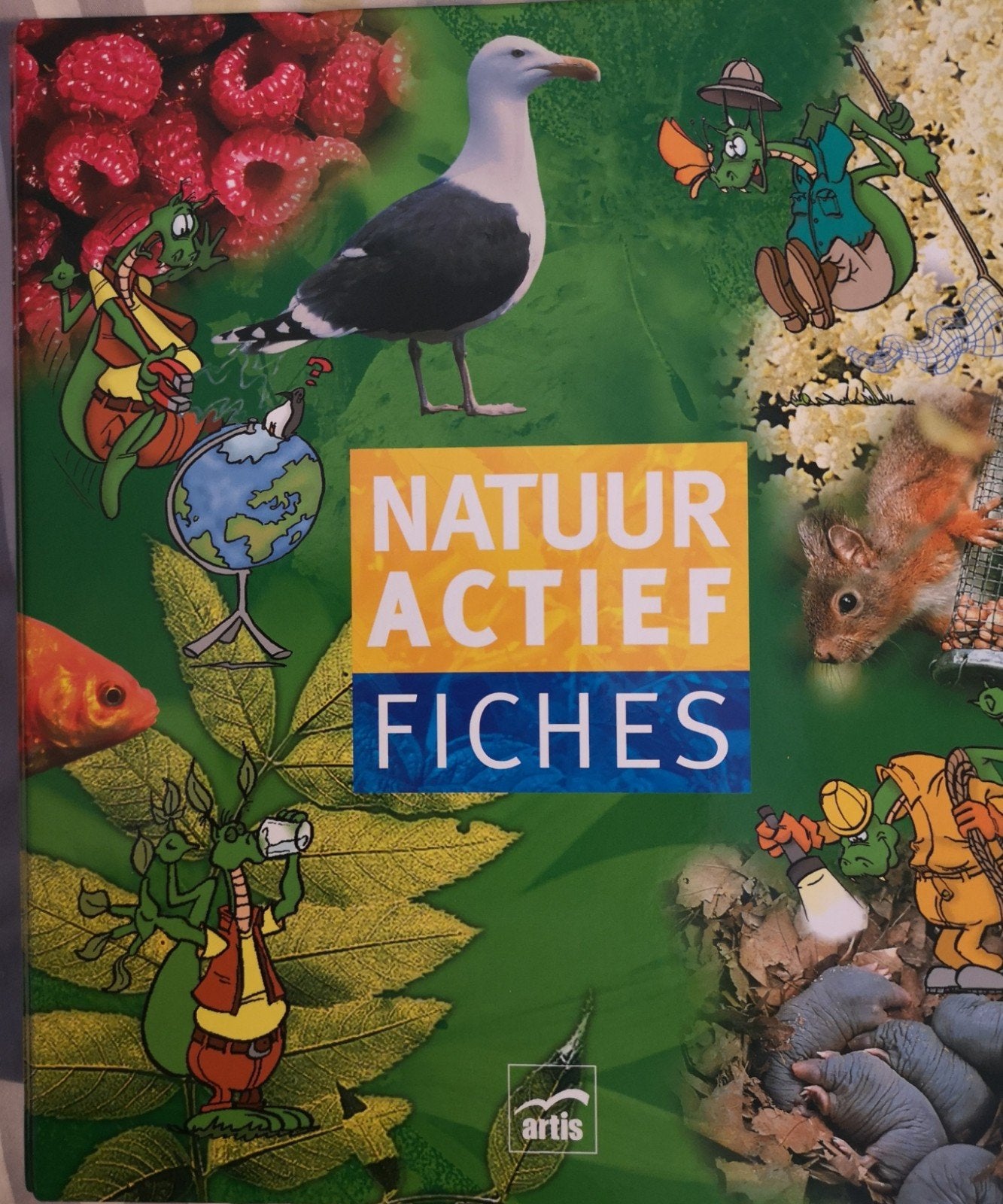 Natuur actief in handige opbergmap, Livres, Livres d'images & Albums d'images, Enlèvement