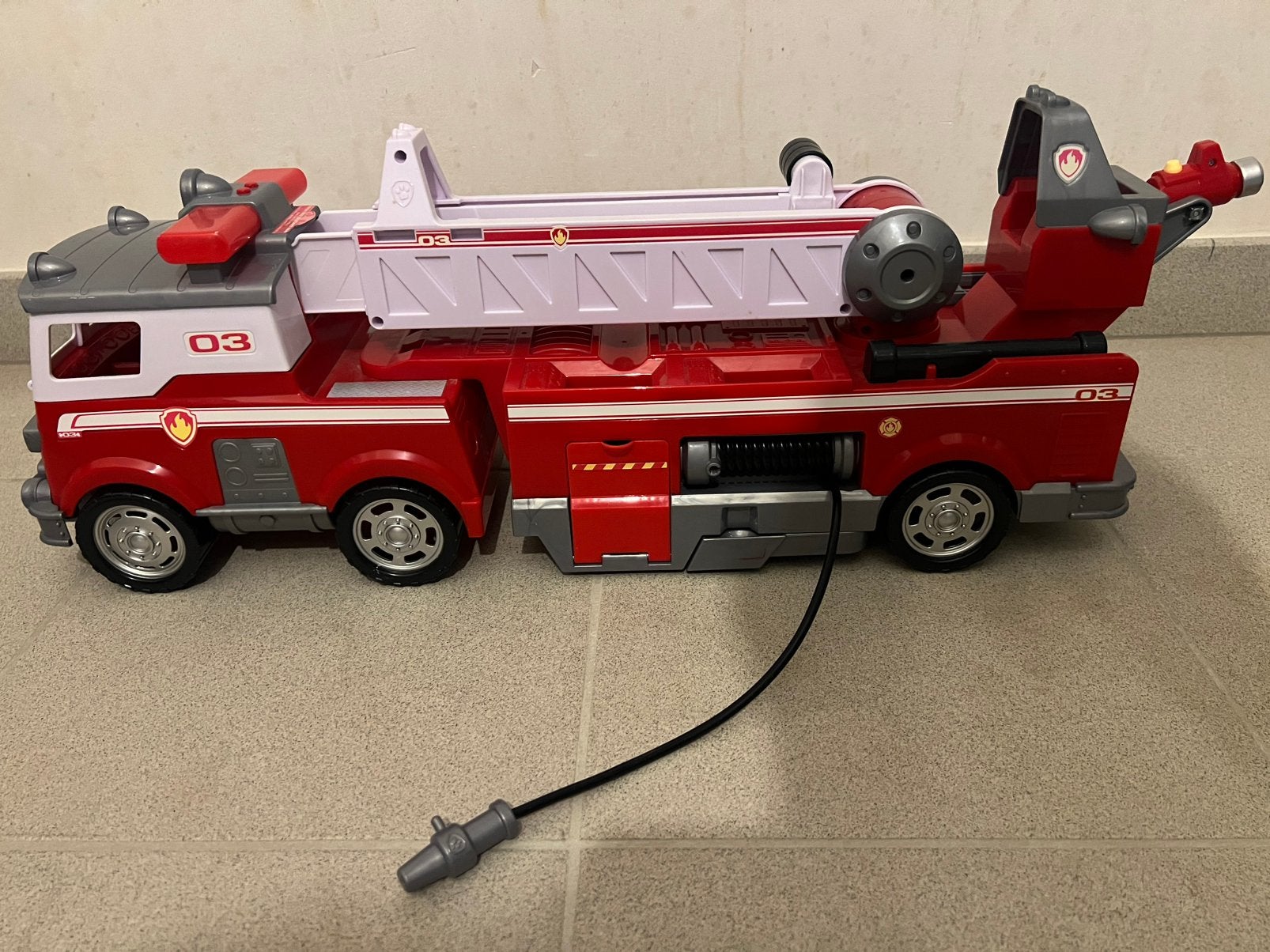 Paw Patrol - brandweerwagen, Ophalen, Zo goed als nieuw